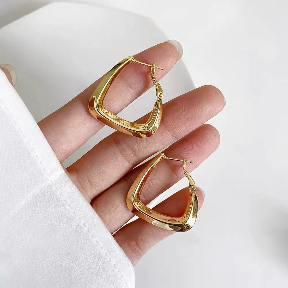 Triangular Shape Spring Hoops
