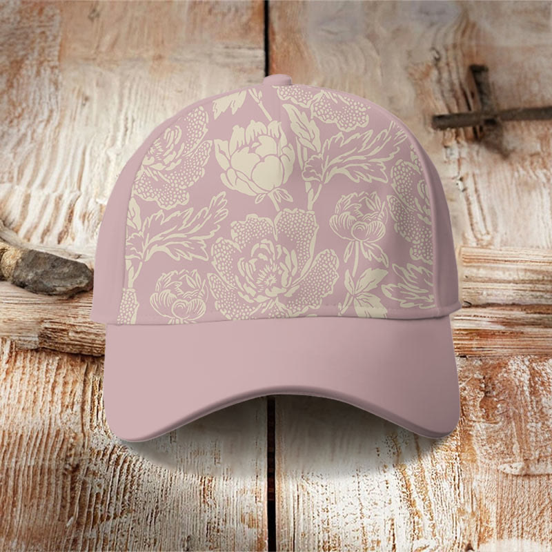 Dashingsoul Vintage Floral Art Print Casual Cap