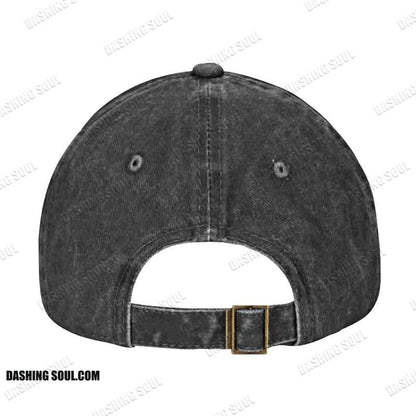 Unisex 100% Cotton Octopus Japanese Calligraphy Vintage Print Cap