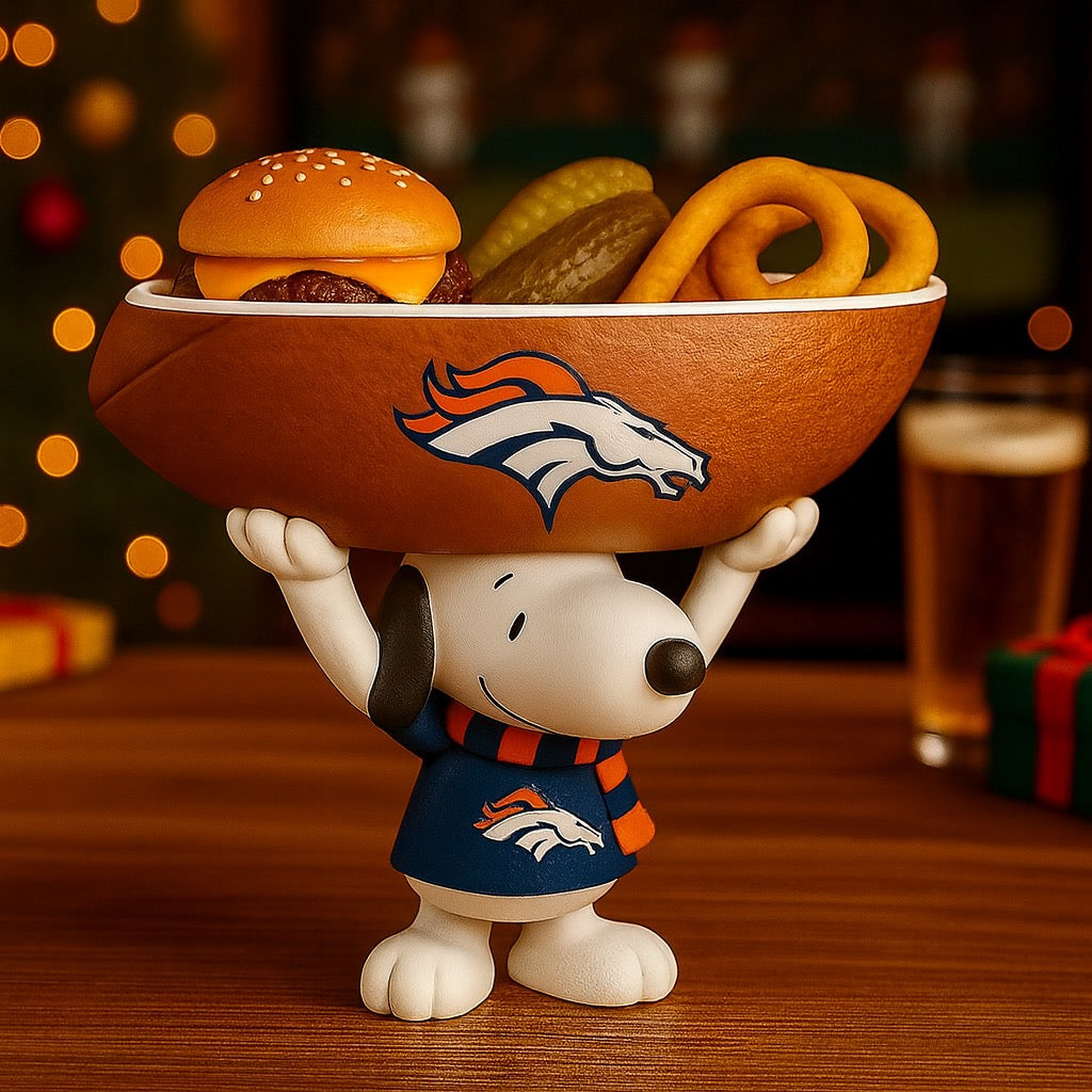 Creative Football Team Snoopy Snack Tray