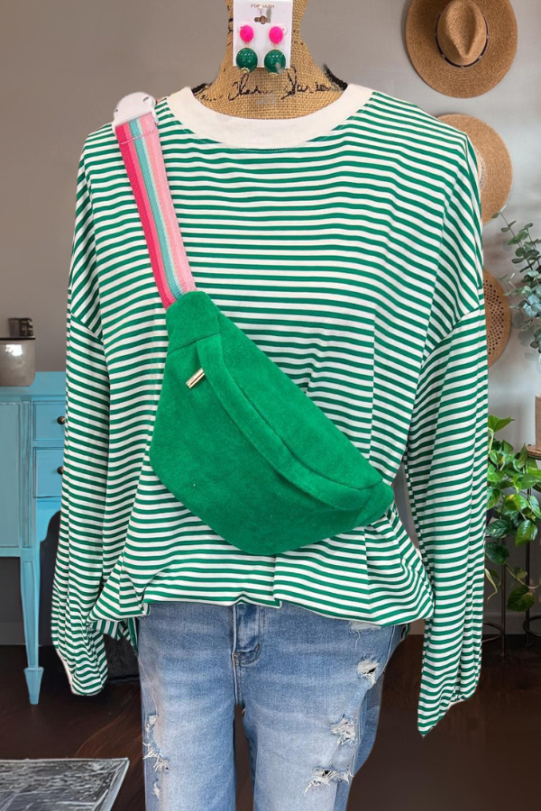 Classic Stripe Crewneck Pullover