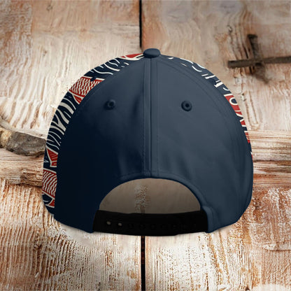 Dashingsoul Funny Wavy Abstract Fish Art Print Casual Cap