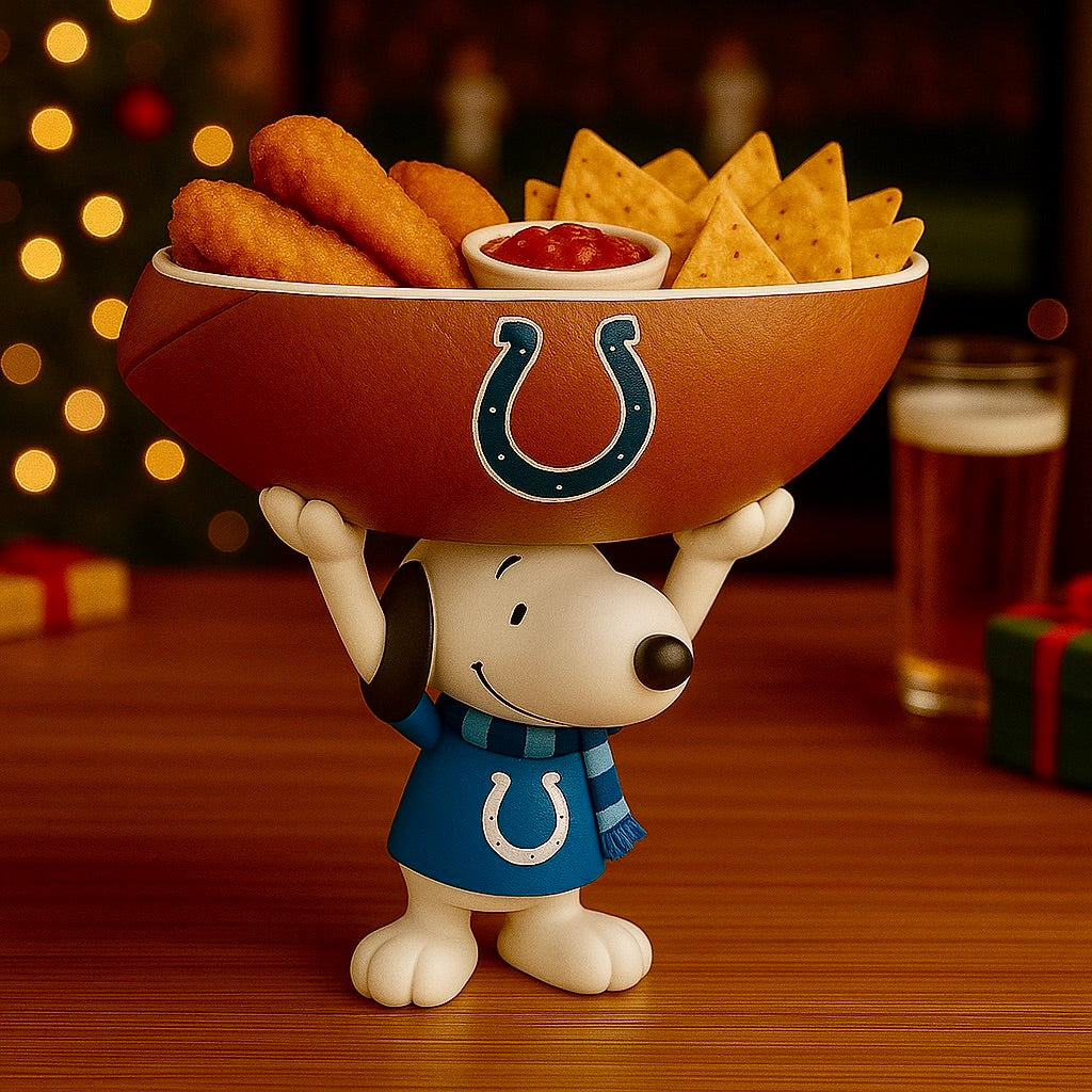 Creative Football Team Snoopy Snack Tray