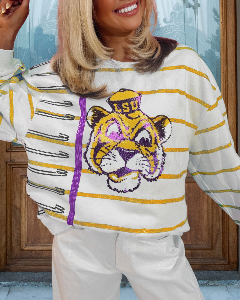Tiger Sequins Sweatshirt