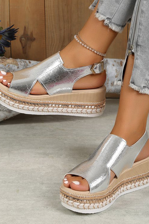 Casual Espadrille Wedge Sandals