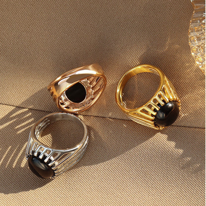 Vintage Greek Style Opal Ring