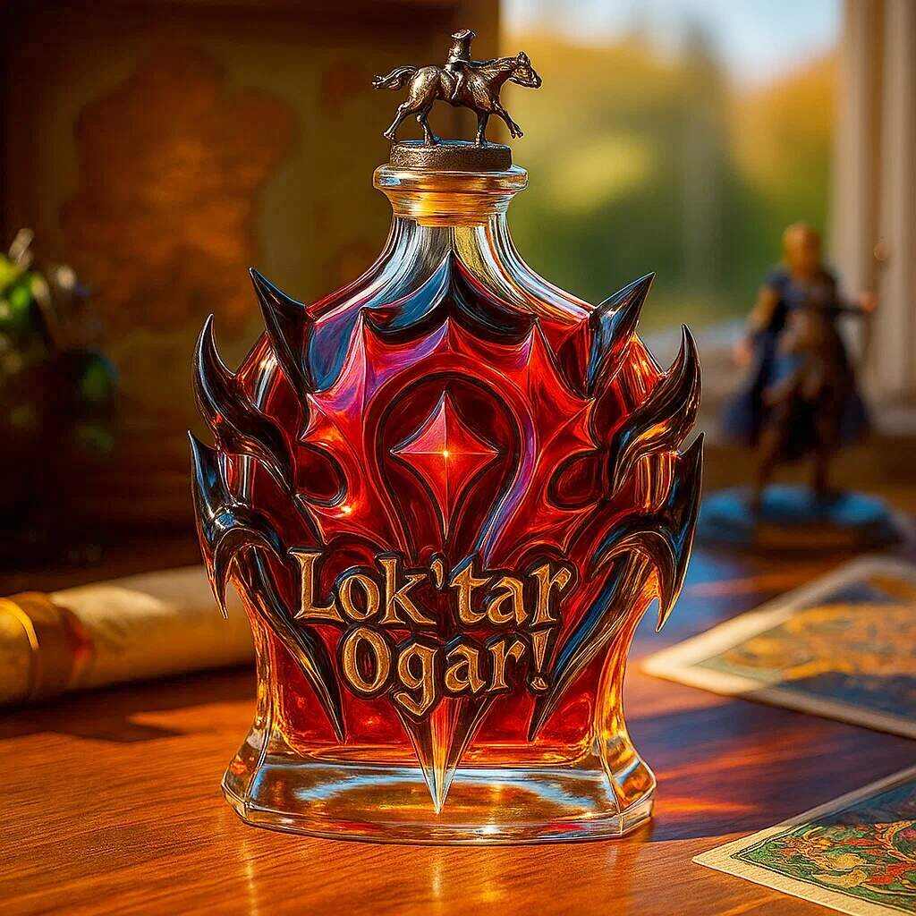 World of Warcraft Limited Edition Whiskey Bottle