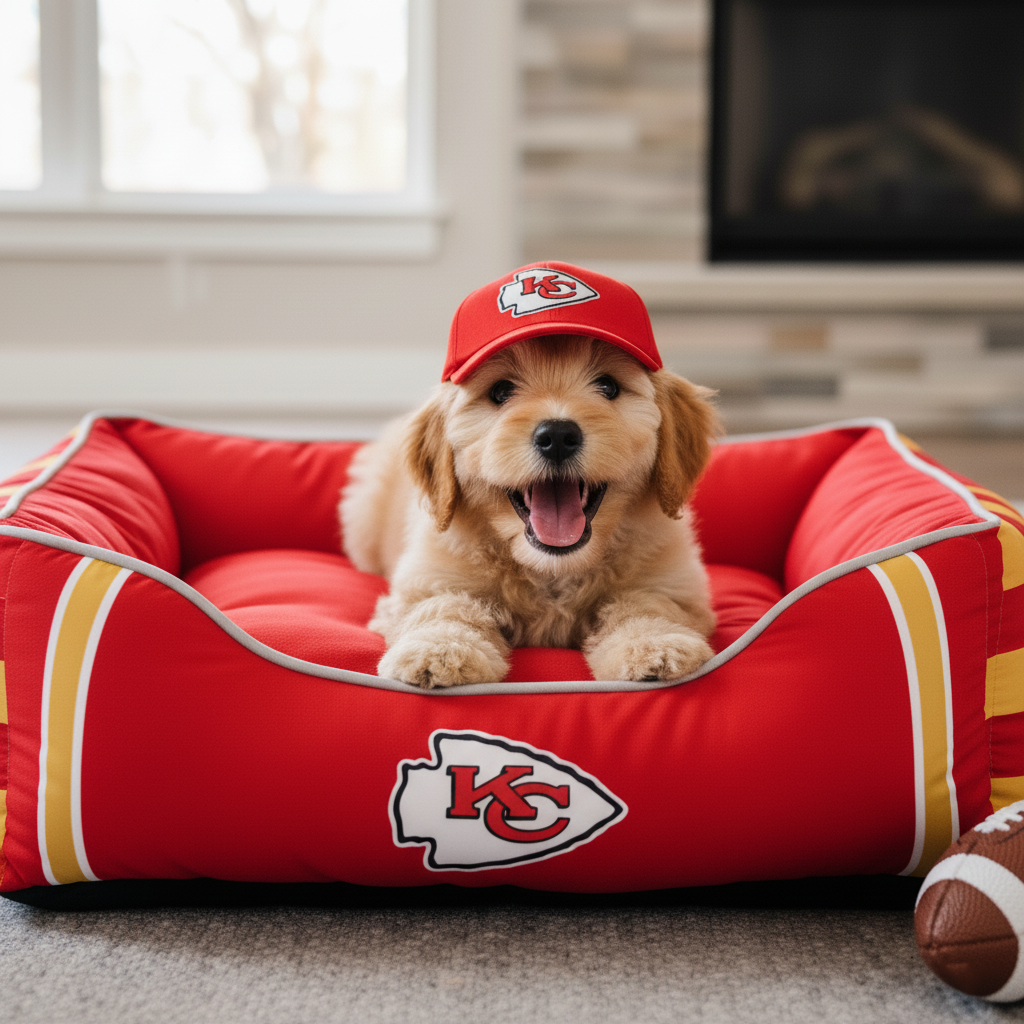 🏈🛏️NFL Team Pet Sofa Bed