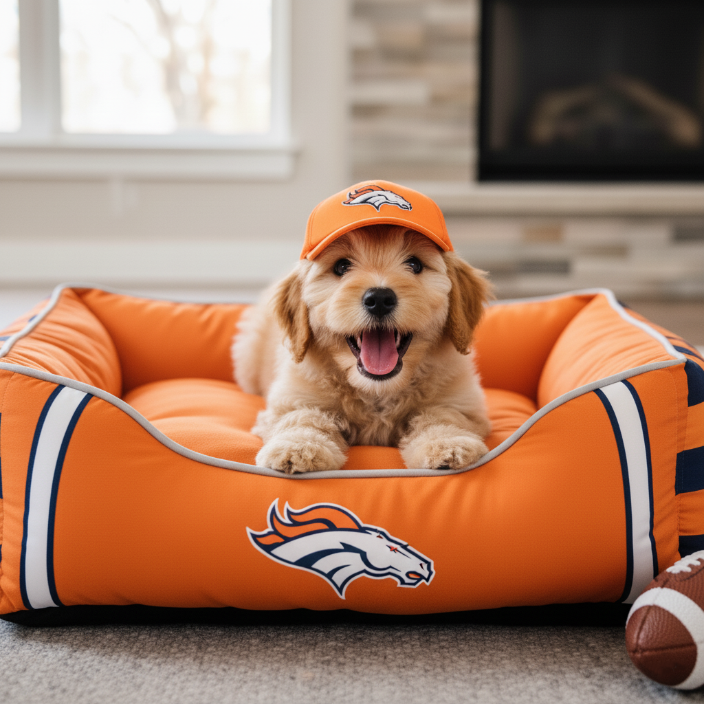 🏈🛏️NFL Team Pet Sofa Bed