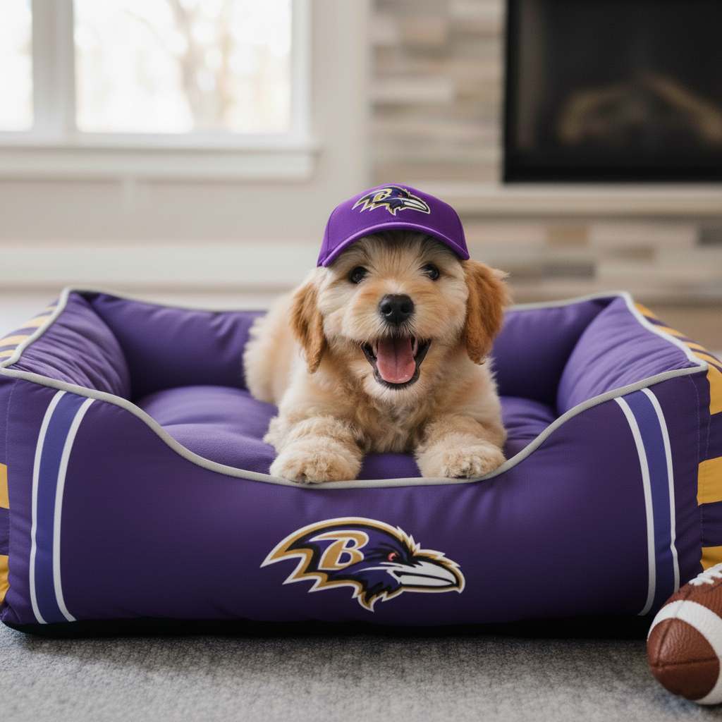 🏈🛏️NFL Team Pet Sofa Bed