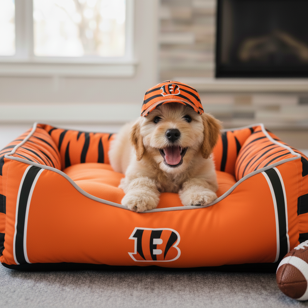 🏈🛏️NFL Team Pet Sofa Bed