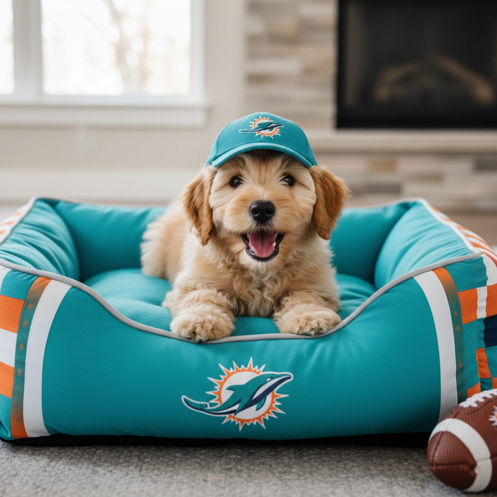 🏈🛏️NFL Team Pet Sofa Bed
