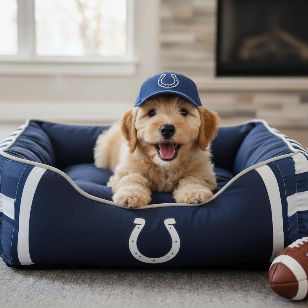 🏈🛏️NFL Team Pet Sofa Bed