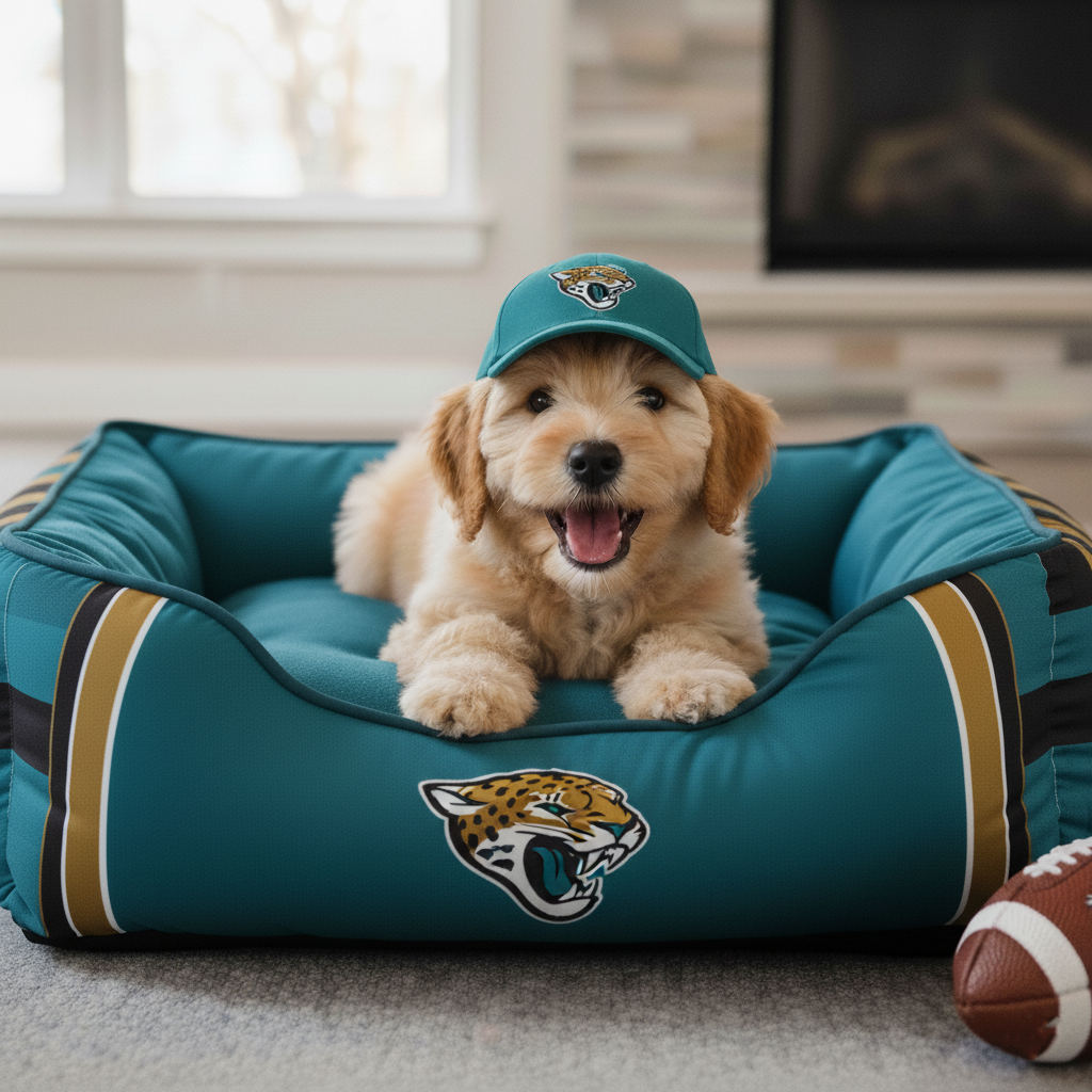 🏈🛏️NFL Team Pet Sofa Bed