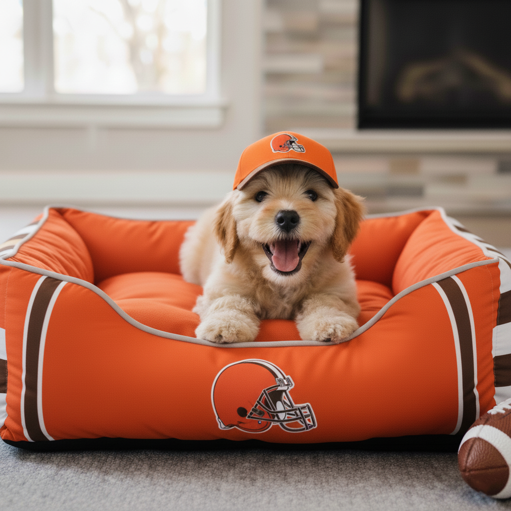 🏈🛏️NFL Team Pet Sofa Bed