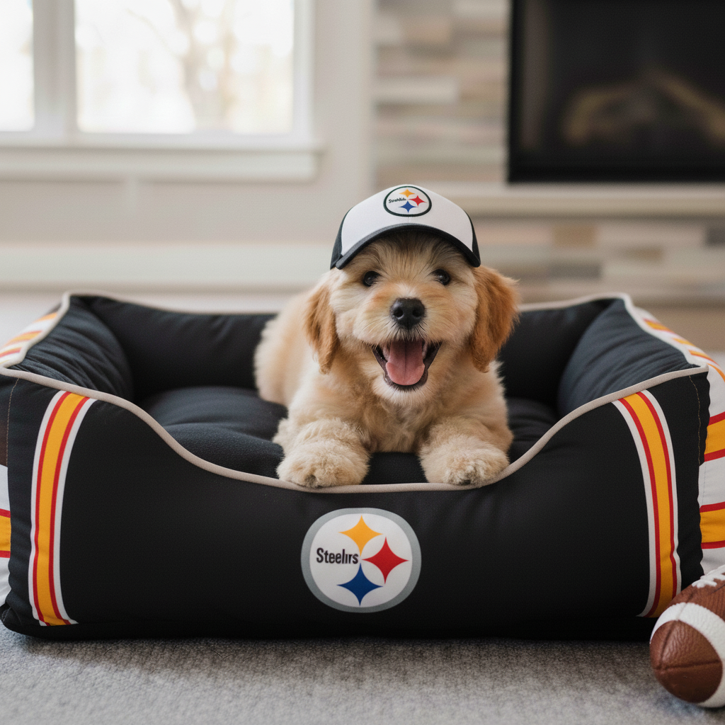 🏈🛏️NFL Team Pet Sofa Bed