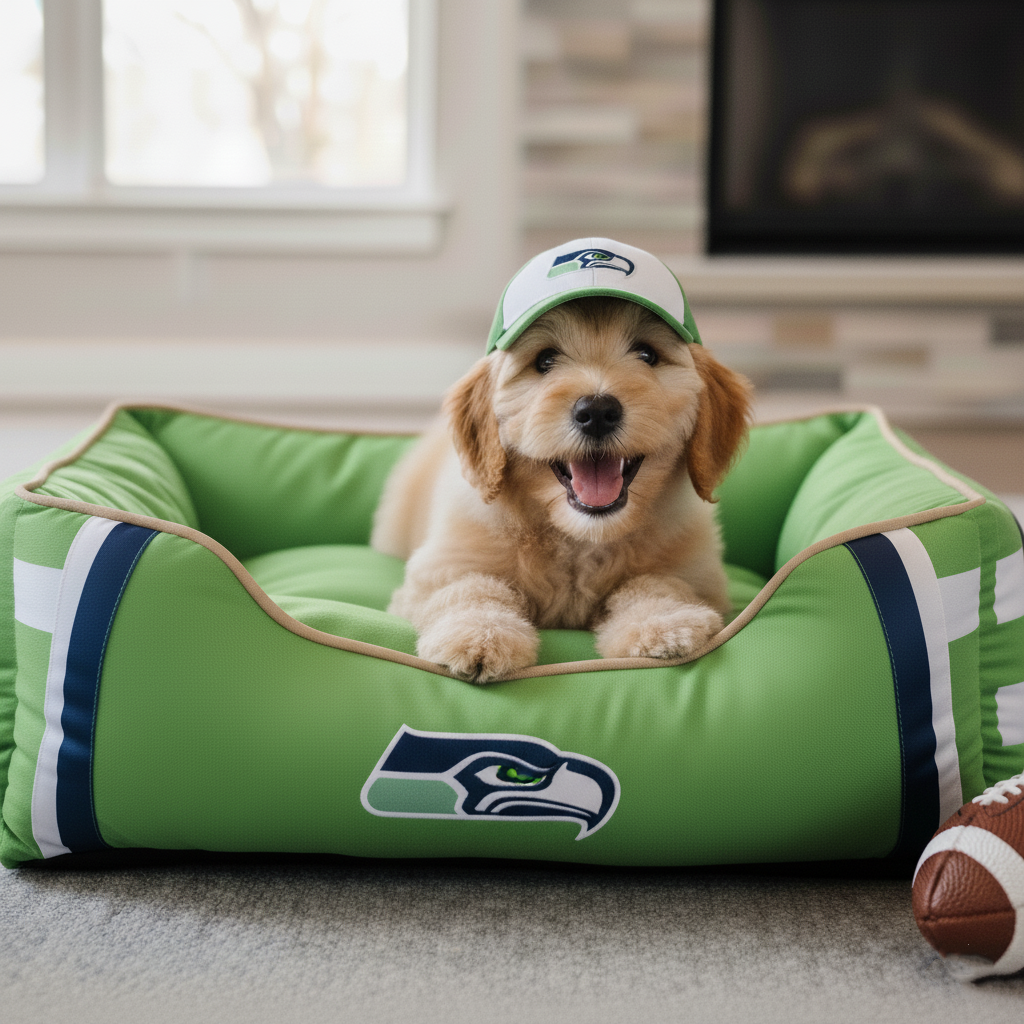 🏈🛏️NFL Team Pet Sofa Bed