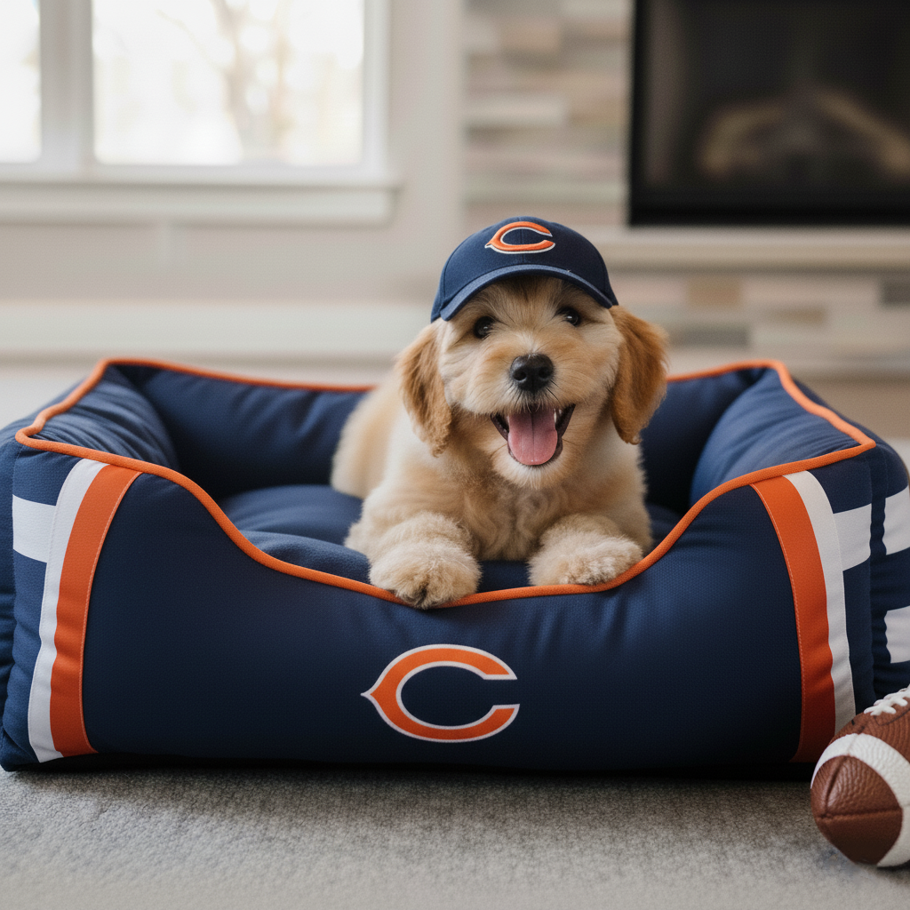 🏈🛏️NFL Team Pet Sofa Bed