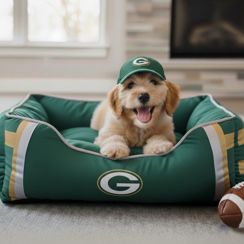 🏈🛏️NFL Team Pet Sofa Bed