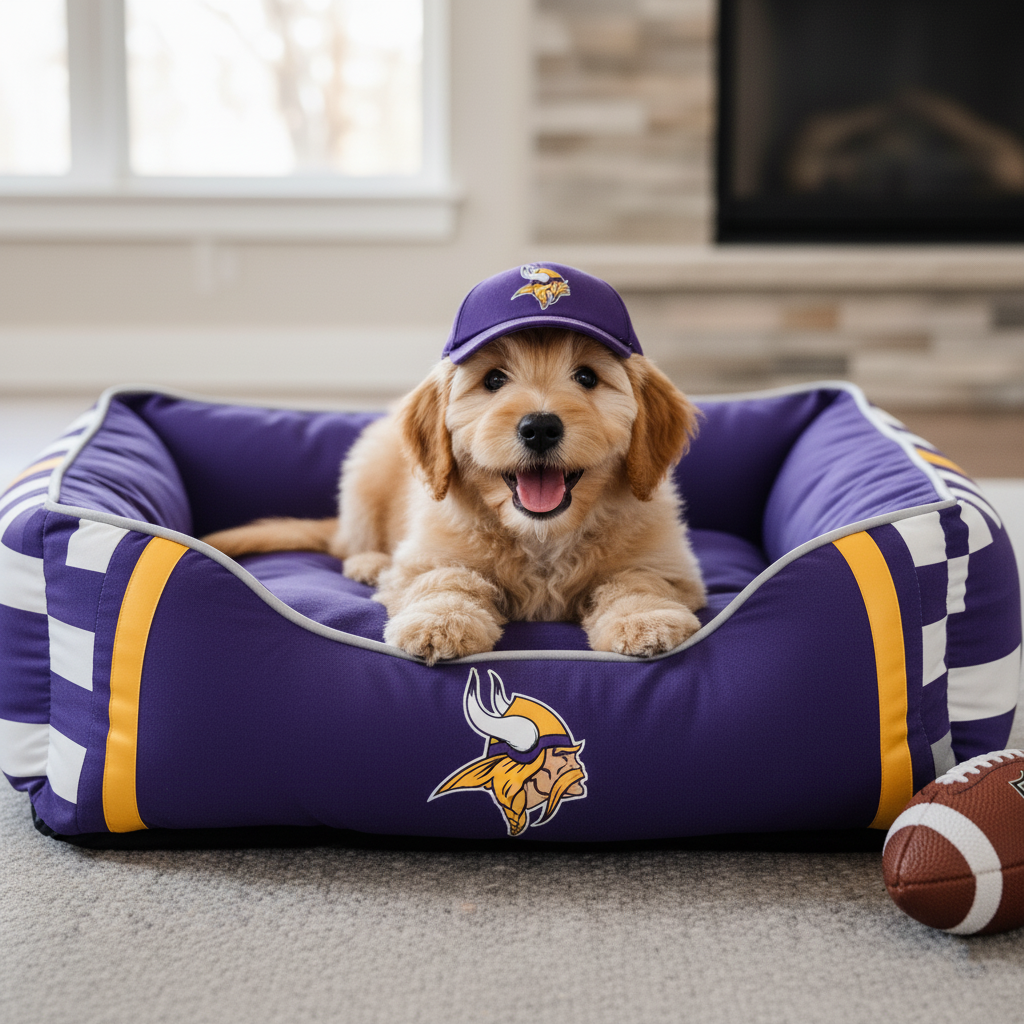 🏈🛏️NFL Team Pet Sofa Bed