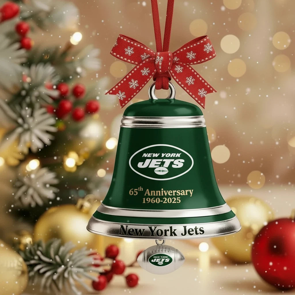 🏈NFL Team Anniversary Christmas Bell Ornament