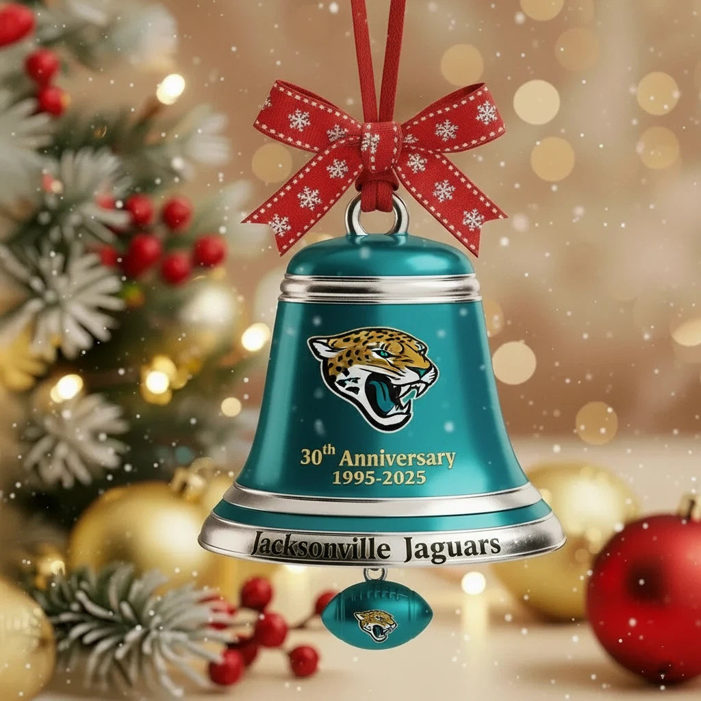🏈NFL Team Anniversary Christmas Bell Ornament