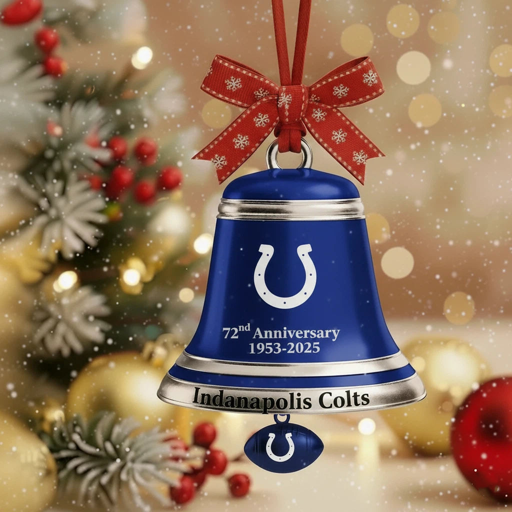 🏈NFL Team Anniversary Christmas Bell Ornament