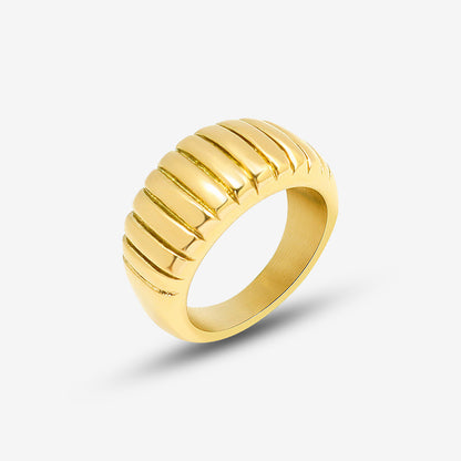 Croissant Texture Ring