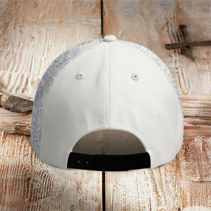 Dashingsoul Vintage Floral Art Print Casual Cap